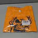 Halloween Shirts for Kids Toddler Boys Girls Pumpkin Shirts Ghost T-Shirts Clothes Short Sleeve Cotton Tee 2-8T (Orange)
