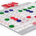 Jax Giant Sequence Game - Tube Edition with Cushioned Mat | Original Sequence Game with Folding Board, 27" x 32" 