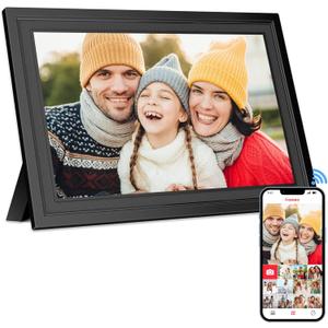 Frameo 10.1" Digital Picture Frame, 32GB WiFi Digital Photo Frame, 1280x800 HD IPS Touch Screen, Auto-Rotate, Wall Mountable, Instant Sharing Photos via Frameo App from Anywhere, for Parents & Friends