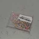 AIPRIDY Girls' Lucky Beads Lover Amber Beads, Big Hole Spacer Beads European Craft Beads for DIY Charms Bracelet Jewelry Making (Cylinder Pink) 50 Pcs