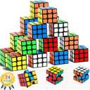 Mini Speed Cube,Magic Puzzles, Puzzle Boxes,Party Puzzle Game Toys Classroom Rewards & School Prize for Students,Birthday Party Favors (24 Pack)
