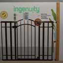 Ingenuity Decorative Extra Tall Baby Gate & Dog Gate, 28.5"-48" Wide, 36" Tall, Hardware or Pressure Mounted, Install on Top or Bottom of Stairs, Banister, or Doorway - Bronze
