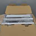 AnBaiMei 20-30 Gallon Aquarium Stand, Fish Tank Stand with Adjustable 3-Tier Storage Shelf, Heavy Duty Reptile Breeder Turtle Tank Terrarium Rack Table for Home Office, 30" L x 12" W x 32.2" H, White