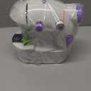 KPCB Tech Sewing Machine for Beginners [Full Set] with Finger Guard and Fabric Bundles - Mini Sewing Machine with Sewing Kits, Foot Pedal, US Adapter and Extension Table (White)