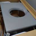 Medline Bariatric Drop-Arm Commode - Heavy Duty Steel Toilet Chair for Disabled and Elderly, 1,000 lb. Weight Capacity