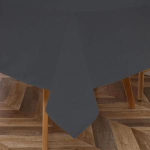Majestic Giftware PU Faux Leather Rectangle Tablecloths | (TCE17-54108) Black Waterproof & Spill Proof Dining Table Cover | Decorative Washable Tablecloth for Home, Kitchen, Party (54 x 108)