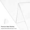 Deep Dream 100% Cotton Pillow Cases Standard Size Set of 2, 600 Thread Count Cotton Pillowcases Standard, White Pillow Cases Set of 2 with Envelop Closure, 20x26 Inches