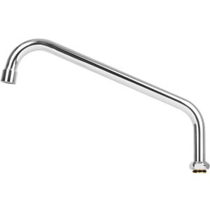 12 Inch Faucet Spout Replacement Fits for Most T&S Faucets, 360 Commercial Sink Faucet Swivel Spout for 2 or 3 Bay Compartment Sinks