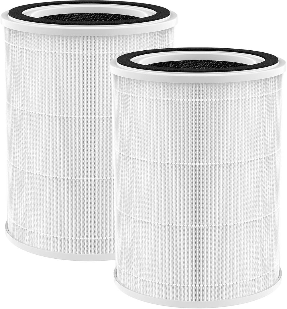 TPAP001 H13 True HEPA Replacement Filter, Only Compatible with TOPPIN TPAP001 Comfy Air C2 Air Purifier, 4-in-1 HEPA Air Filter, Part # TPFF001Not Fit Kokofit KJ510B & TPAP002 TPAP004 TPAP005