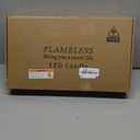 Flickering Flameless Candles Battery Operated with Remote and 2/4/6/8 H Timer Acrylic Led Pillar Candles Pack of 9 (D 3" xH 4" 5" 6") with Realistic 3D Wick Candles for Home Decor(White)