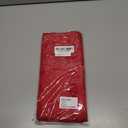 SASTYBALE Christmas Cloth Napkins Washable, Jacquard Napkins with Poinsettia Design, 4 Pieces Napkins Set for Winter, Xmas and Holidays Party (Square, 20" x 20", Red)