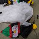 VIVOHOME 6FT Christmas Inflatable Outdoor Decoration, Snowman with Penguin, Navidad Blow Up Yard Decor with Built-in LED Light for Lawn, Garden, Party