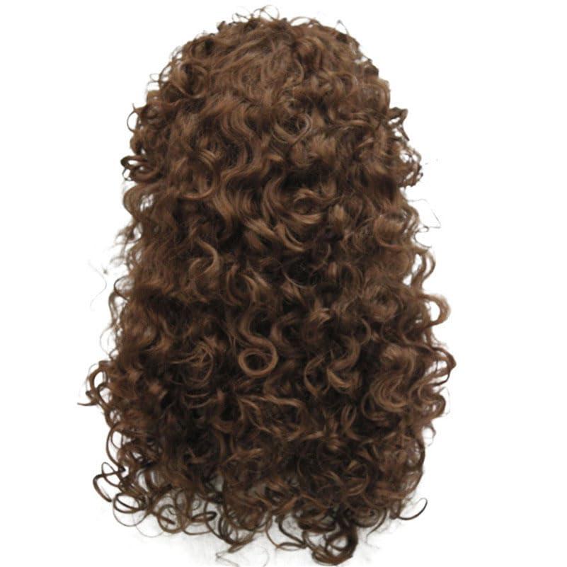 Wjnvfioo Auburn Full Curl Synthetic Wig Women's Full Wigs 30 Light Auburn long cury