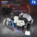 81910-B2100 Ignition Lock Switch Assembly with Keys Compatible with Kia Soul Soul EV 2014-2019, Ignition Lock Cylinder with Housing Replace# 81910B2100, 81450-34190, 81905-B2110