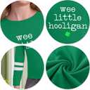 Kids St Patrick's Day Shirt Girls Boys Lucky Irish Shamrock Shirts Saint Patricks Day Long Sleeve Tops (Green)
