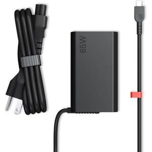2026 New Slim 65W USB C Laptop Charger Compatible with Lenovo Thinkpad/Yoga 7i 9i L13 /Chromebook/ThinkBook 14 16 Type C Power Adapter