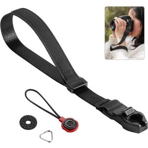 Quick Release Camera Wrist Strap  Compatible for Peak Design Buckle 0.78 inch Wide 198lbs Load Capacity Compatible with SLR Camcorders Telescopes & More