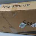 Commuter Adult Scooter 330 lbs Capacity, 8IN Solid Tires Big Wheels Scooters, 3 Handle Height Adjustable Levels, with Double Braking System, Foldable Scooter,Kick Scooter for Ages 6+