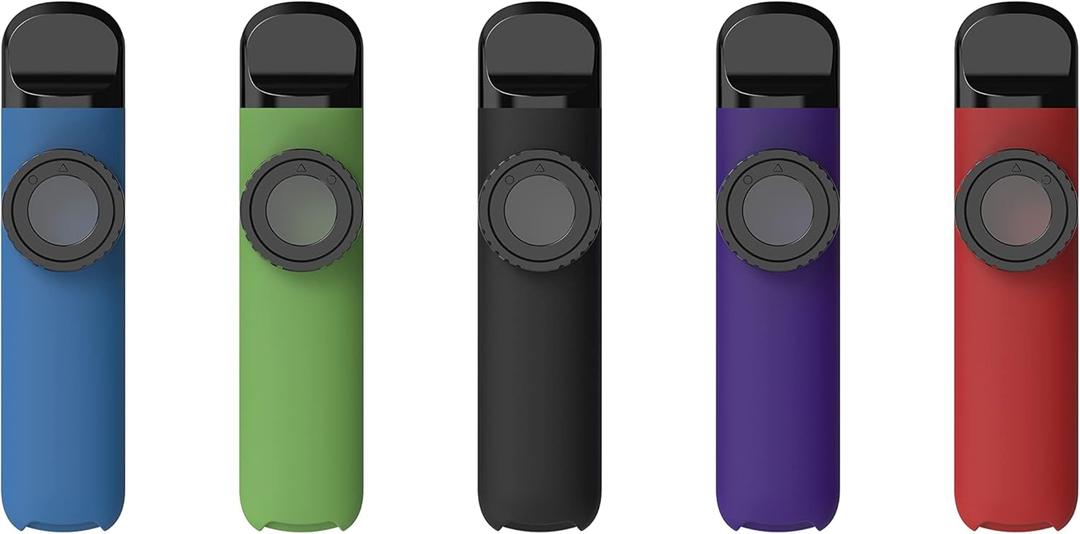 Kazoo Easy to Learn Musical Instruments Colorful Kazoos with 4 Replacement Flutes Diaphragms Lanyard 5PCS Multi-colored