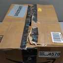 DEXI Hallway Runner, 2'4"x8' Non Slip Rubber Backing Washable Carpet Hallways Runners, Absorbent Thin Indoor Mats for Entryway, Laundry, Patio Entrance, White and Beige