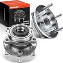 A-Premium 2 x Front Wheel Bearing and Hub Assembly with 5-Lug Compatible with Hyundai Sonata 2015-2019, Tucson 2016-2021, Veloster N 2020-2022, Nexo & Kia Optima, Sportage, Cadenza