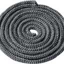 2 x Protalwell Wood Stove Gasket (5/16" x 72" Rope), Wood Stove Door Gasket, Grey Color Fiberglass Gasket, Wood Stove Door Seal, 5/16 in High Temperature Resistant Wood Stove Gasket Rope