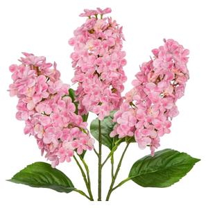 Artificial Hydrangea Flowers Real Touch – 3PCS 24.8" Faux Cone Hydrangea Stems for Tall Vases, Home Décor, Wedding Centerpieces, Floral Arrangements – Soft Pink