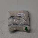 Clean Window Twill Stripe Anti-Dust Allergy/Pet Friendly Anti-Dust Sheer Cafe Curtain, 52" x 36", Black/Linen