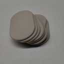 Ezprotekt 8 Pack Large Furniture Movers Sliders for Carpet, 9 1/2" x 5 3/4" Reusable Oval Furniture Moving Pads for Heavy Duty Bed Sofa Fridge Couch Cabinet, Move Items Quickly and Easily (Beige)