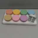 8 Pack Glass Baby Food Storage Containers, 4 oz Leakproof Baby Food Jars with Lids, Small Glass Food Containers for Infant Baby, Freezer Safe