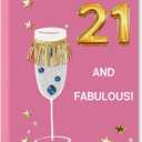 5 x OJsensai 21st Birthday Card for Her,Funny Birthday Gifts & Decorations for Women21 Year Old Birthday Gifts Ideas for Girl Sister Daughter Friend Bestie