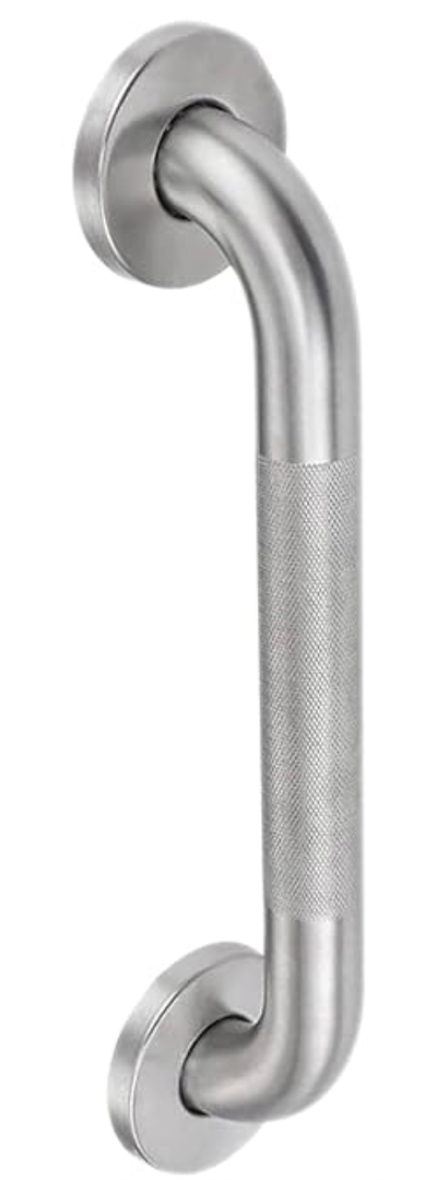 ADA Compliant 12” Brushed Nickel Wall Mount Grab Bar 500-Lb
