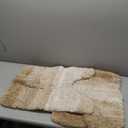 Arotive Bathroom Rugs Sets 2 Piece, Soft Absorbent Microfiber Bath Mats and U-Shaped Contour Toilet Rug, Non-Slip Machine Washable Dry Bath Mats for Bathroom, 30x20 and 24x20, Camel