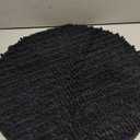 Arotive Round Bathroom Rugs 24x24, Extra Soft Thick Absorbent Shaggy Chenille Bath Rugs, Non-Slip Machine Wash Dry, Bath Mats for Bathroom Floor, Tub and Shower, Home Decor Accessories, Black