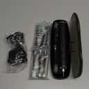 Aquasonic Black Series Ultra Whitening Toothbrush ADA Accepted Electric Toothbrush- 8 Brush Heads & Travel Case 40,000 VPM Electric Motor & Wireless Charging - 4 Modes w Smart Timer 1 Count (Pack of 1)