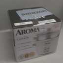 AROMA Rice Cooker, 2-Cup (Uncooked) / 4-Cup (Cooked), Steamer, Grain Cooker, Soup Maker, Oatmeal Cooker, Auto Keep Warm, 1 Qt, White, ARC-302-1NG