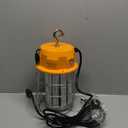 400W LED Temporary Work Light,Portable Hanging Construction Work Light,5000K 56000LM,with ON/Off Button & Hook Jobsite Lighting