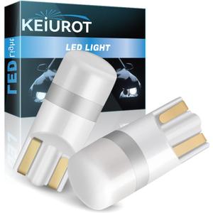 Keiurot House Number Light Bulb Address Bulb 193 Lighted Address Sign LED Replacement Kit 10-30Volt AC/DC, Landscape Cabinet Lighting White, 2Pack