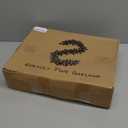 Fovths 2 Pack 9 Feet Christmas Norfolk Garlands, Winter Pine Garland Ornament with Light String, Green Artificial Greenery Garland for Table Mantle Wall Indoor Outdoor Christmas Decor