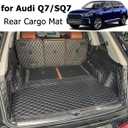 Cargo Mat Compatible with 2017-2026 Audi Q7 Cargo Liner for Q7/SQ7 Trunk Mat (Rear Left and Right Side Panels)