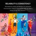 Spring Color Fan by Color Me Beautiful, the leading authority on color analysis. Your Color Guide for clothing & accessories. The 48 very best colors for Springs selected from millions of options