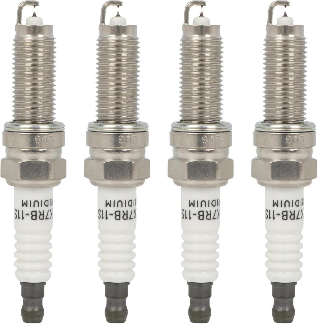 ECCPP Set of 4 Compatible with 2017-2020 for Alfa Romeo for Giulia,2018-2020 for Jeep for Wrangle #90219 Platinum Iridium Spark Plugs