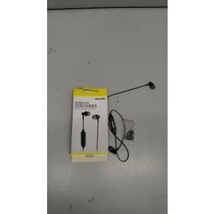 Acoustix Wireless Stereo Earbuds w In-Line Microphone and Remote (Black)