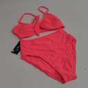 Blooming Jelly Womens High Waisted Bikini Set Tie Knot High Rise Two Piece Swimsuits Bathing Suits S/B