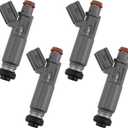 Fuel Injectors 12 Holes 4Pcs,Compatible with 2002-2003 Toyota Camry Solara,01-03 Highlander Rav4, 2.0L 2.4 L4 Engine, Replace# 23250-0H010 23209-28020