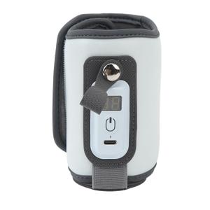 Portable Bottle Keep Warm, USB 5 Temp Settings Travel Milk Heat Keeper, Fast Heating Baby Bottle Keep Warmer with LCD Dsplay for Car Tavel, Storage Cover Insulation Thermostat