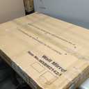 KOHROS Decorative Wall Mirror with Glitter Beaded Bathroom Mirror 36 x 24" Silver Rectangle Beveled Mirror for Bathroom Vanity Entryway