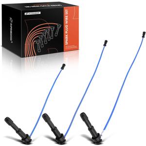 A-Premium Ignition Spark Plug Wires Set of 3 Compatible with Hyundai Santa Fe 2003-2006, XG350 2003-2005 & Kia Amanti 2004-2006, 3.5L