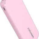 VANYUST Portable Charger, 10000mAh 5V/3A Power Bank, USB-C in&Out Fast Charging Battery Pack, External Powerbank Compatible with iPhone 16 15 14 13 12 Samsung S22 S21 Google iPad etc (Pink)