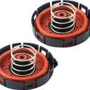 2pcs Crankcase Vent Valve PCV Pressure Regulating Valve Covers for BMW 545i 2004-2005, 550i 2006-2010, 645Ci 2004-2005, 650i 2006-2010, 745i/Li 2002-2005, 750i/Li 2006-2008, X5 2004-2010
